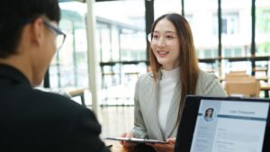 Business job interview concept